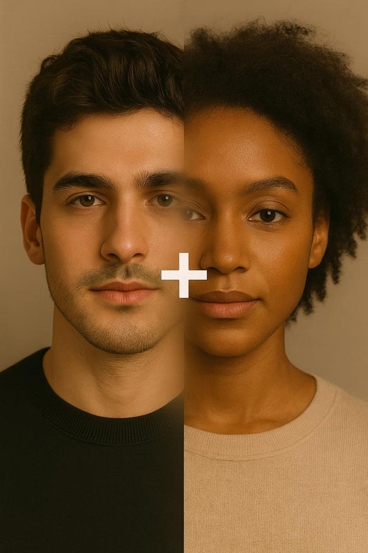 Face mix ( two people)